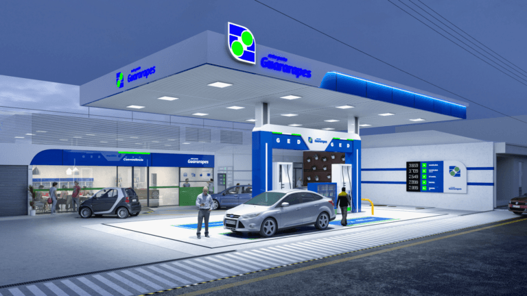 projeto de arquitetura Posto Guararapes, posto de gasolina em Petrolina PE