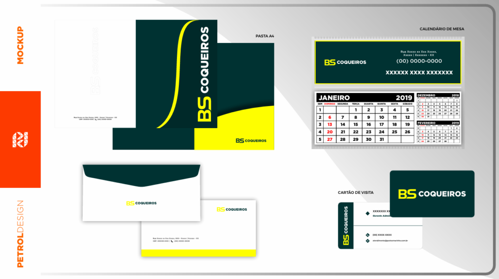 Pack design posto de combustível