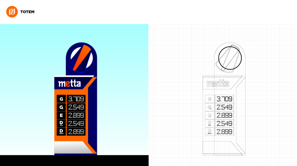 Projeto design posto de combustível