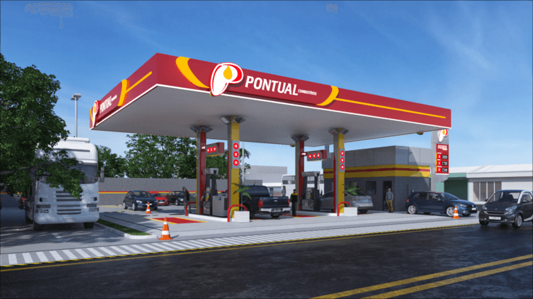 Design posto de combustível
