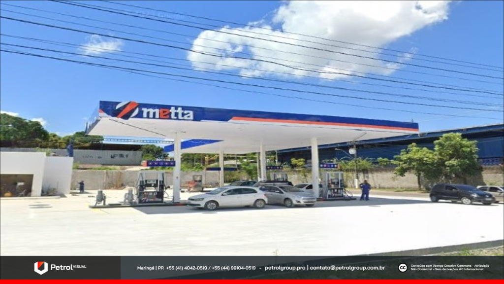 Visual posto de gasolina